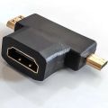 HDMI adapter 3 in 1 MICRO HDMI Input MINI HDMI Input Male to Female. 