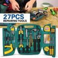 27 Pieces Repair And Maintenance Tools Set. 