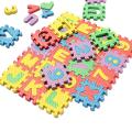 36Pcs/Set Puzzles EVA Foam Mat Alphabet Letters Numbers Puzzle Children Intelligence Development Bath Water Floating English Alphabet Toys. 