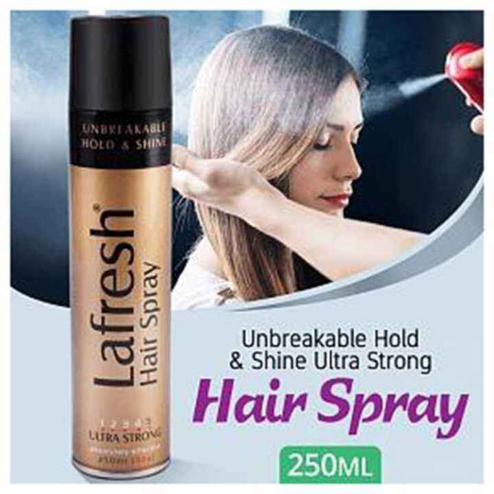 La Fresh Unbreakable Hold & Shine Ultra Strong Hair Spray 250ml