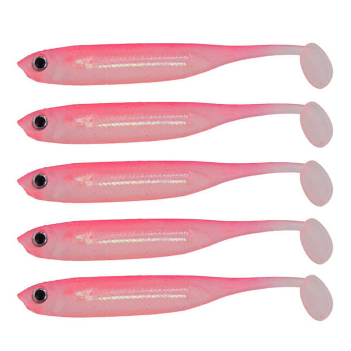 5PCS%20Soft%20Lures%20Easy%20Shiner%20Double%20Color%20Artificial%20Bait%207cm%20Yellow%20-%20Image%202