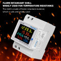 【FOOT SOFA】AC monitor 110V 220V 380V 100A Voltage Current Power Factor Active KWH Electric energy Frequency meter VOLT AMP. 