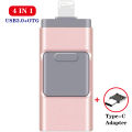 4 in 1 HD USB Stick 3.0 Flash Stick for iPhone/Android Type C Usb Key OTG Pendrive 128 GB 64 GB 32 GB 16GB Mini Pen Drive. 