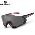 RockBros Cycling Polarized Sunglasses Outdoor Windproof Myopia Frame Running Driving Bicycle Sports UV Sunglasses 5 Lense. 