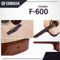 Yamaha F-600, 6-Strings Full Size Acoustic Guitar, Natural. 