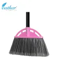 KIDS BROOM TRAINER WITH 70CM PLASTIC COATED METAL HANDLE - FEATHER BRAND. 