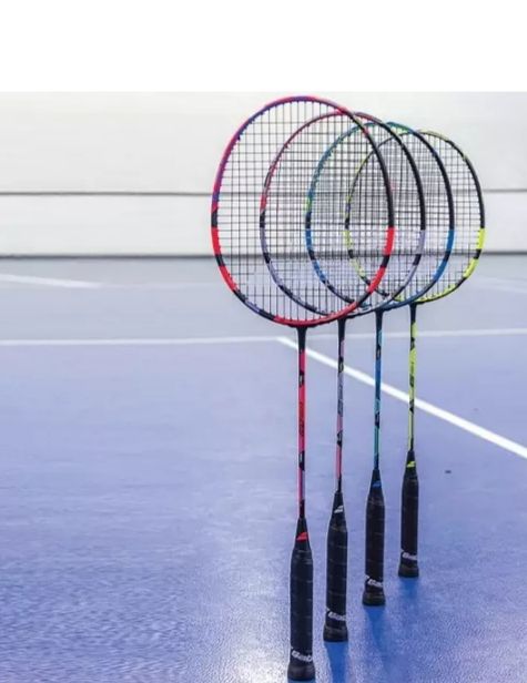 Badminton Racket Double with Shuttle & cover