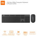 Wireless Keyboard & Mouse Set 104 keys 2.4GHz Wireless Transmission Multi-function Shortcut Simple Thin. 
