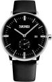 Skmei New Luxury Waterproof Quartz Watch: Business Stainless Steel Date Wristwatch For Men. 