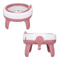 Crochet Knitting Machine Round 40 Needles Kids Knitting Machine Hand Eye Coordination Easy To Use Hand Operated for Household. 