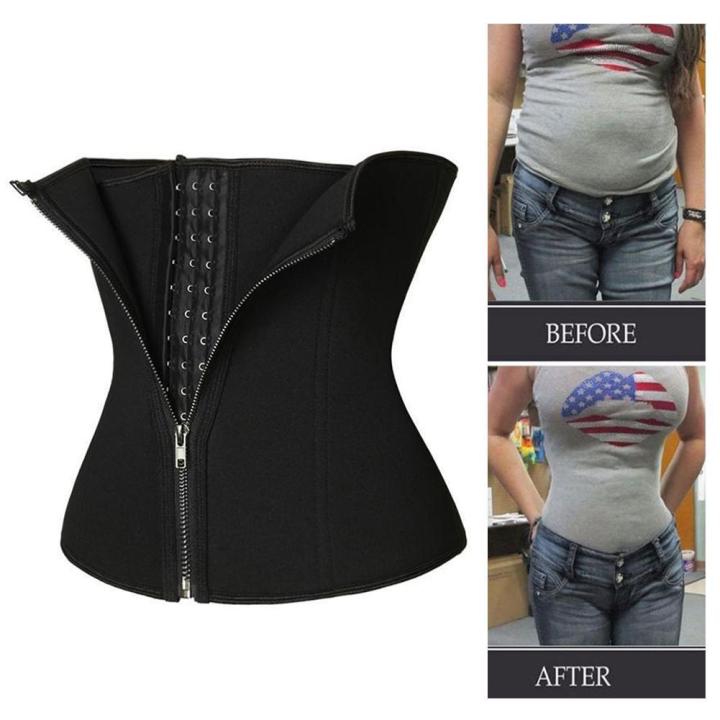 Buckle Shapewear Zipper Belly Retraction Belt Court Belly Reduction ...