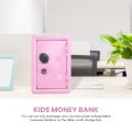 Kqueebee Kids Money , Mini Money Box Gift Safe Case Password with Key Metal Money Box Storage Bedroom Locker Home Ornament. 