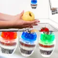 【WEJA】5 Layers Activated Carbon Water Purifier Kitchen Tap Filter Bathroom Faucet Filter Purification Tool for Home Use. 