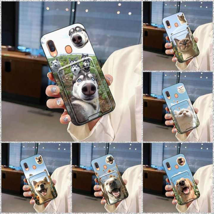 Fashion%20Design%20Anti-dust%20Phone%20Case%20For%20Samsung%20Galaxy%20A40/SM-A405FN/DS%20Waterproof%20Shockproof%20Card%20sleeve%20Dog%20Graffiti%20-%20Image%207