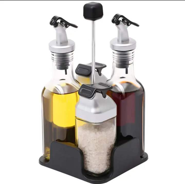 Condiment Oil Bottle 4 pcs Set