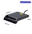 MTenderness Zoweetek 12026-1 USB ID Smart Card Reader PC/SC USB-CCID Original EMV ISO7816 for DNIE DNI ID Chip Smart Card. 