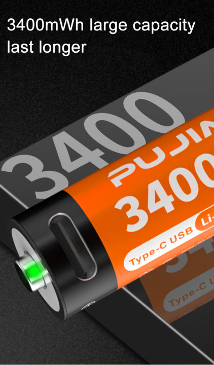 PUJIMAX%204%20pcs%20type%20c%20usb%20rechargeable%20battery%201.5v%20li%20ion%20aa%20lithium%20battery%20usb%20c%20rechargeable%20aa%20batteries%20charger%20with%20cable%20-%20Image%208