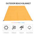Outdoor Beach Blanket Waterproof Beach Mat Lightweight Sand Resistant Picnic Blanket with Storage Bag for Hiking Camping Patio Garden Backyard Festivals BBQ Activities. 