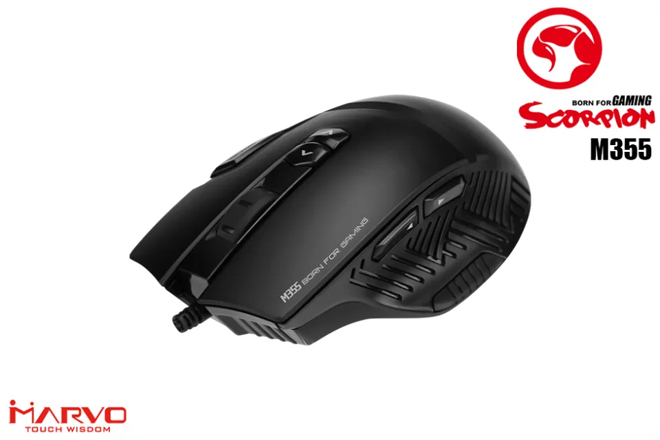 Marvo Scorpion CM416 Loot 40 4 In 1 RGB Gaming UK Layout Keyboard Mouse Headset And Mat Bundle Black