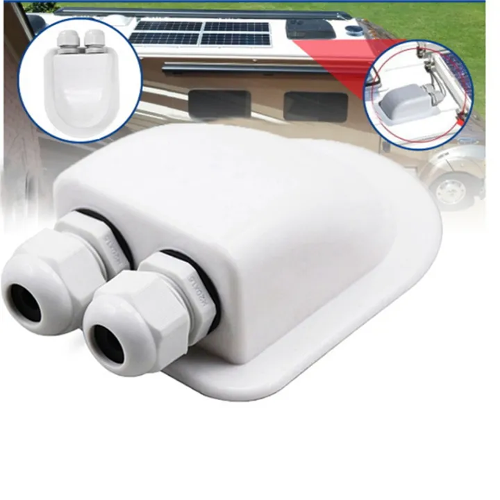 Fullhaodd%205X%20Double%20Wire%20Entry%20Gland%20Box%20Solar%20Panel%20Roof%20Wire%20Entry%20Gland%20Box%20Cable%20Motorhome%20Double%20Hole%20RV%20Yacht%20-%20Image%207