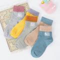 5Pairs Baby Socks Newborn Baby Boy Cute Short Sock 0-1-3-8Y Kids Cotton Toddler Cartoon Soft Children's Sports Socks for Girls. 