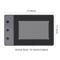 Huion H420 Graphics Tablet with 3 Express Keys 2048 Pressure Digital Pen Tablet Signature Pad For Animation Drawing OSU Gaming. 