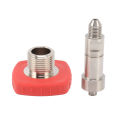 CO2 Cylinder Fitting CO2 Filling Cylinder Adapter Stainless Steel G5/8 To 7/16-20 for Gas Refilling. 