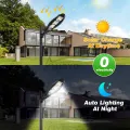 Auoyo LED Solar Light Outdoor Solar Motion Sensor Wall Light Street Lamp Ip65 Waterproof Adjustable 3 Modes Garden Decoration Street Lamp. 