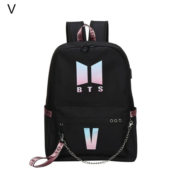 BTS%20BT21%20Chain%20Backpack%20Cute%20Canvas%20Shoulder%20Bags%20USB%20Charging%20Interface%20School%20Bag%20Travel%20Backpack%20Design%20Kpop%20Jungkook%20Jimin%20Suga%20V%20-%20Image%208