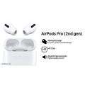 Airpods Pro 2nd Generation Wireless Earbuds with Touch Control, Wireless Charging Case, and Find My Device Feature for iOS and Android. 