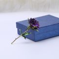 Cute Rose Flower Enamel Brooch Woman Party Wedding Costume Metal Flower Accessory Brooches Gift. 