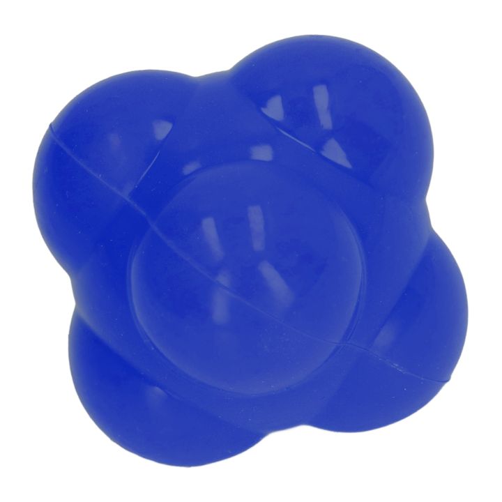 Reaction Ball Rubber Bright Color Hex Reaction Trainer Ball For Improving Ha