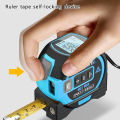 3 In 1 Laser Tape Measure Laser Rangefinder High precision Digital Laser Tape 5m Range Finder Measure Tool With Backlight Distance Meter. 