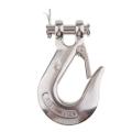 Marine 316 Stainless Steel Trailer Safety Chain Latch Clevis Hook 0.31 inch. 