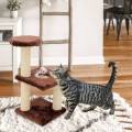 Cat Scratcher Tree Poles Tree Board Condo House Toys Small Cat Tree Cat Scratcher For Kitten And Adult. 