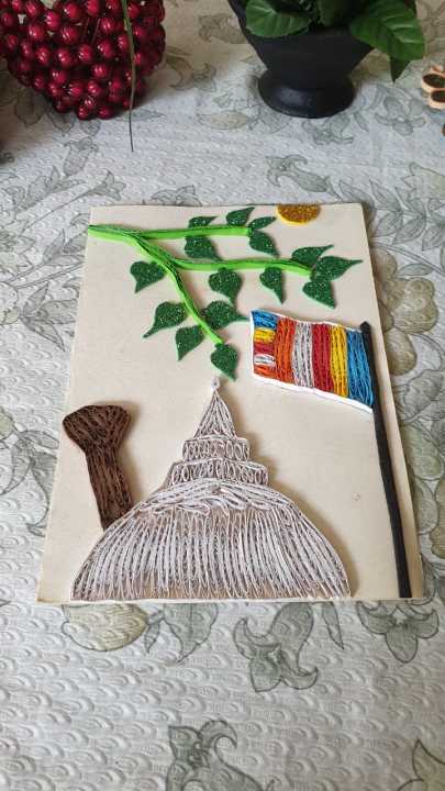 Handmade Vesak card