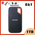 External SSD Portable Solid State Drive E61 4TB 8TB 64TB 1TB 2TB Type-C /A USB 3.2 Gen2 Mobile Hard Drive Disk For Laptop PC PS5. 