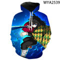 New 3D Printed Kimetsu No Yaiba Demon SlayerMen Women Children Streetwear Hoodies Fashion Boy Girl Kids Sweatshirts Cool Coat. 