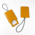 Portable Luggage Tag Travel Accessories PU Leather Suitcase Identifier Name Address Tags Conbo. 