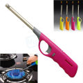 Gas Lighter Electronic Adjustable Flame Gas Lighter Refillable Gun Spark Kitchen Lighter Gas Stove Lighter With Safety Lock. 