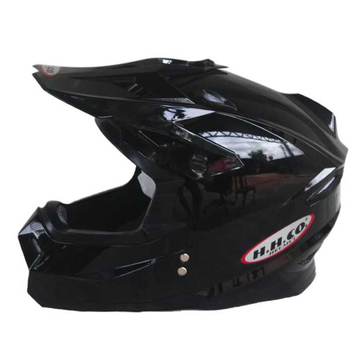 Sakka Black Shine Motor Cross Helmet