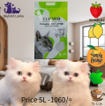 CLEAN+ Low-odor Clumping Cat Litter - Dust-Free & Scented (Lavender/Strawberry/Orange/Coffee) - 5L/10L/25L Options. 