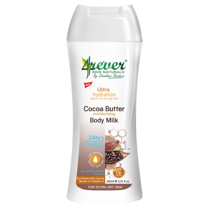 4rever Cocoa Butter Moisturizing Body Milk 200ml
