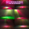 Auoyo Laser Lights LED Stage Light DJ Disco Sound Activated Strobe Lights RGB Led Laser Projector With Remote Control For Home Club Wedding. 