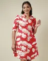 Spring & Summer Princess Cut Dress with Double Side Pockets. 