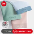 MiiOW 3Pcs Cotton Men Boxings Shorts Underwear Organic Graphene Antibacterial  Trunk Man Boxingshorts L-5XL. 
