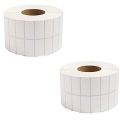 35MM X 25MM THERMAL TRANSFER BARCODE STICKER LABEL ROLL - 5000 PCS, 2UPS. 