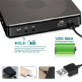 Portable CD Player Double Headphone Version Contact Button Reproductor CD Walkman Rechargeable Shockproof LCD Display. 