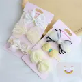 3Pcs/Set Baby Girl Headband Princess Flower Kids Headwear Girls Bow Children Elastic KidsTurbans Baby Hair Accessories Set. 