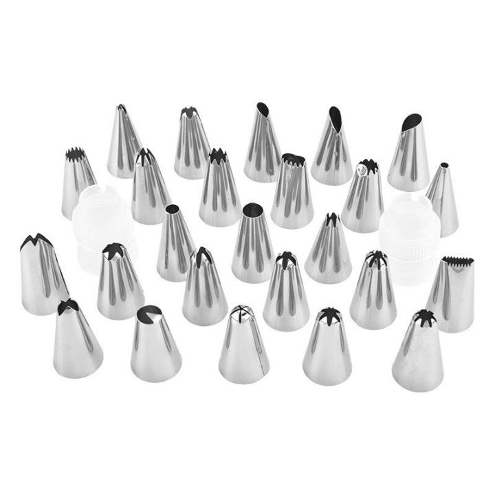 25%20Pc%20Cake%20Decorating%20Supplies%20icing%20nozzle%20set%20With%20Reusable%2002%20Couplers%20and%20Storage%20box%20-%20Image%203